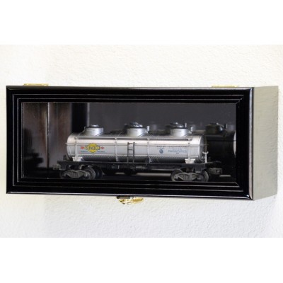 Single O Scale Train Engine Locomotive Cab Tanker Model Car Display Case Cabinet   302333857606